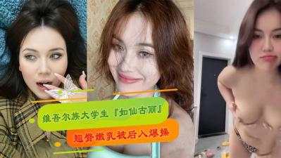 维吾尔族大学生『如仙古丽』翘臀嫩乳被后入爆操